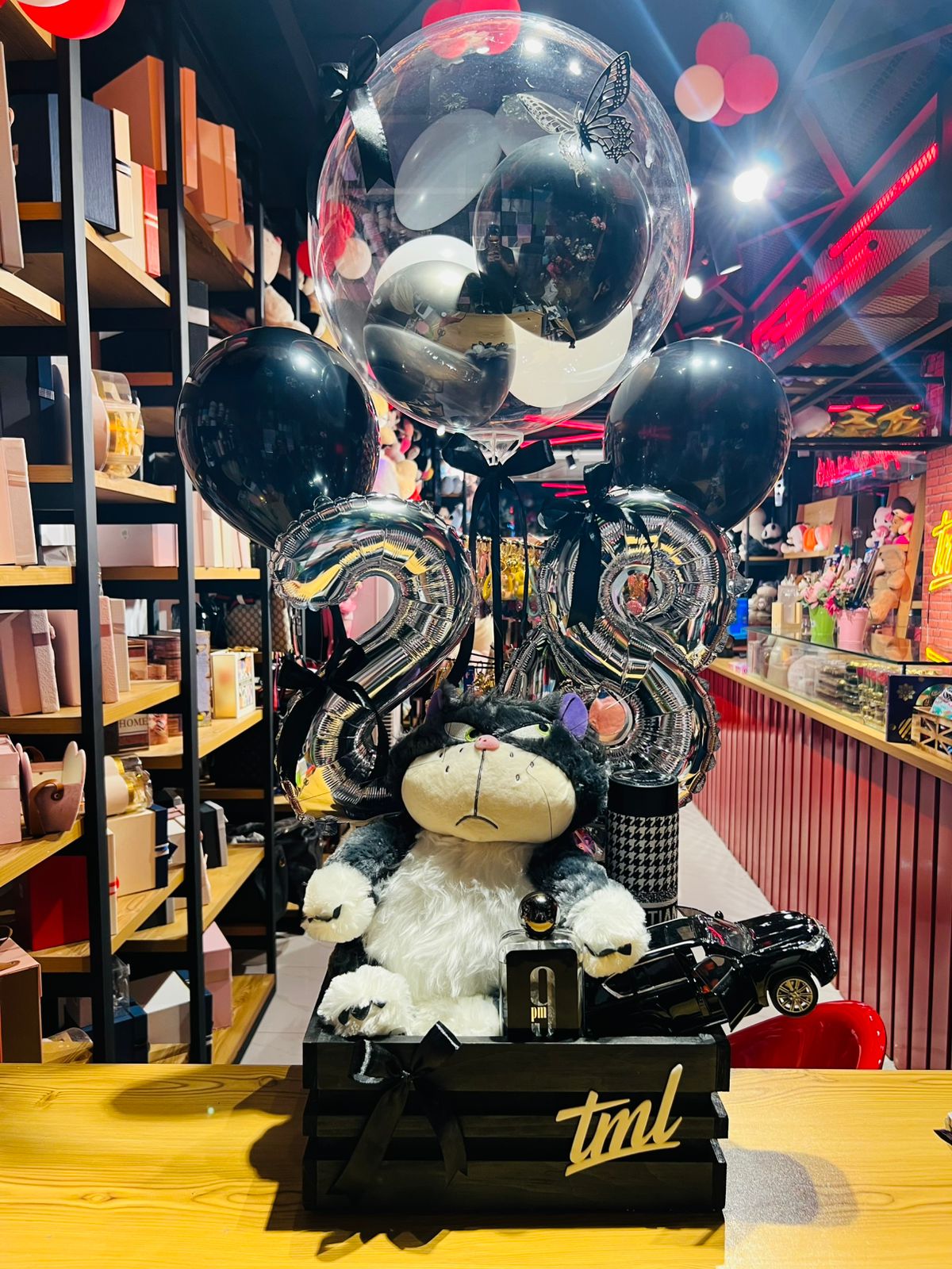 Birthday Balloon Basket - Large