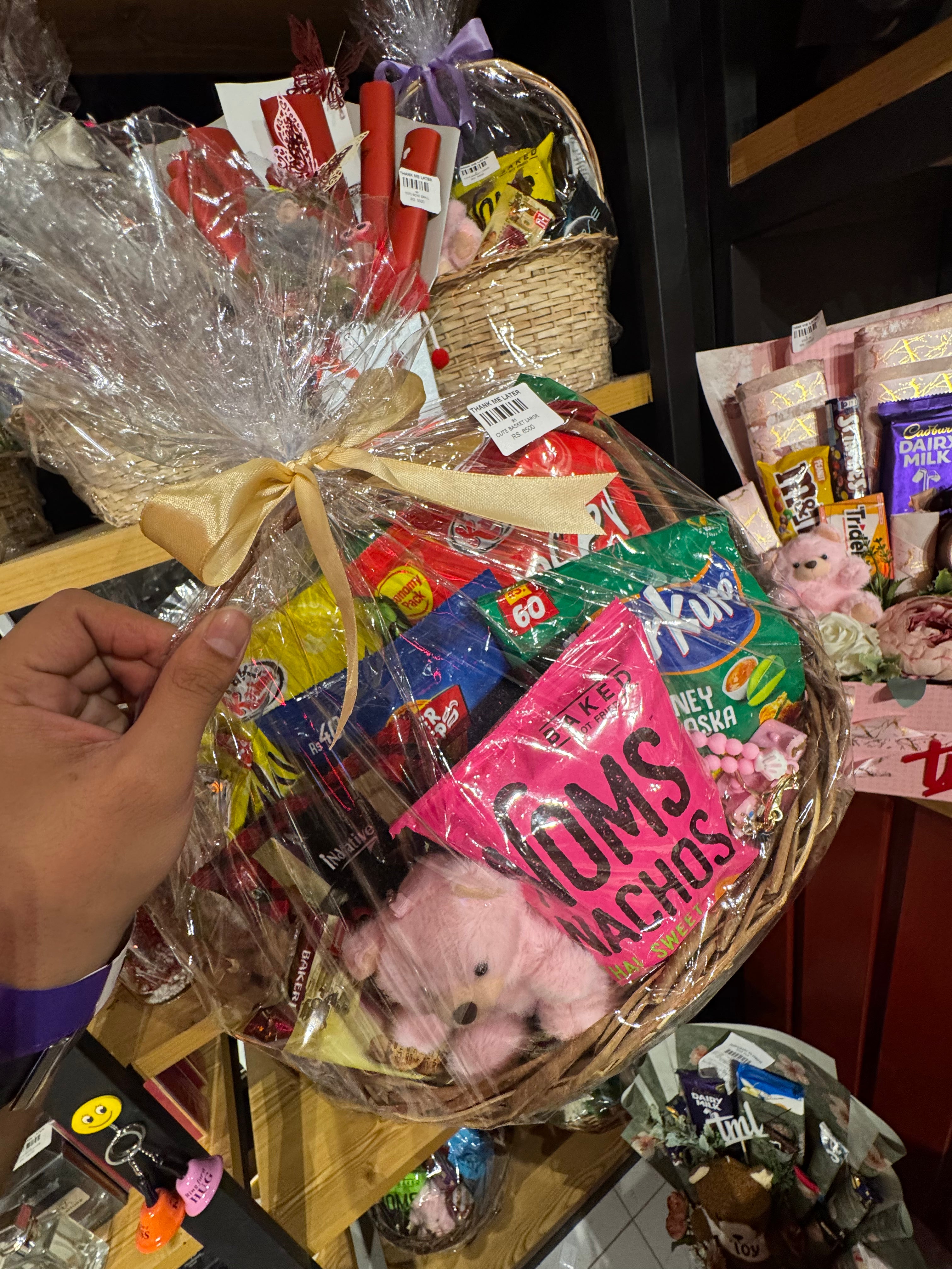 Chocolate & Teddy Gift Basket