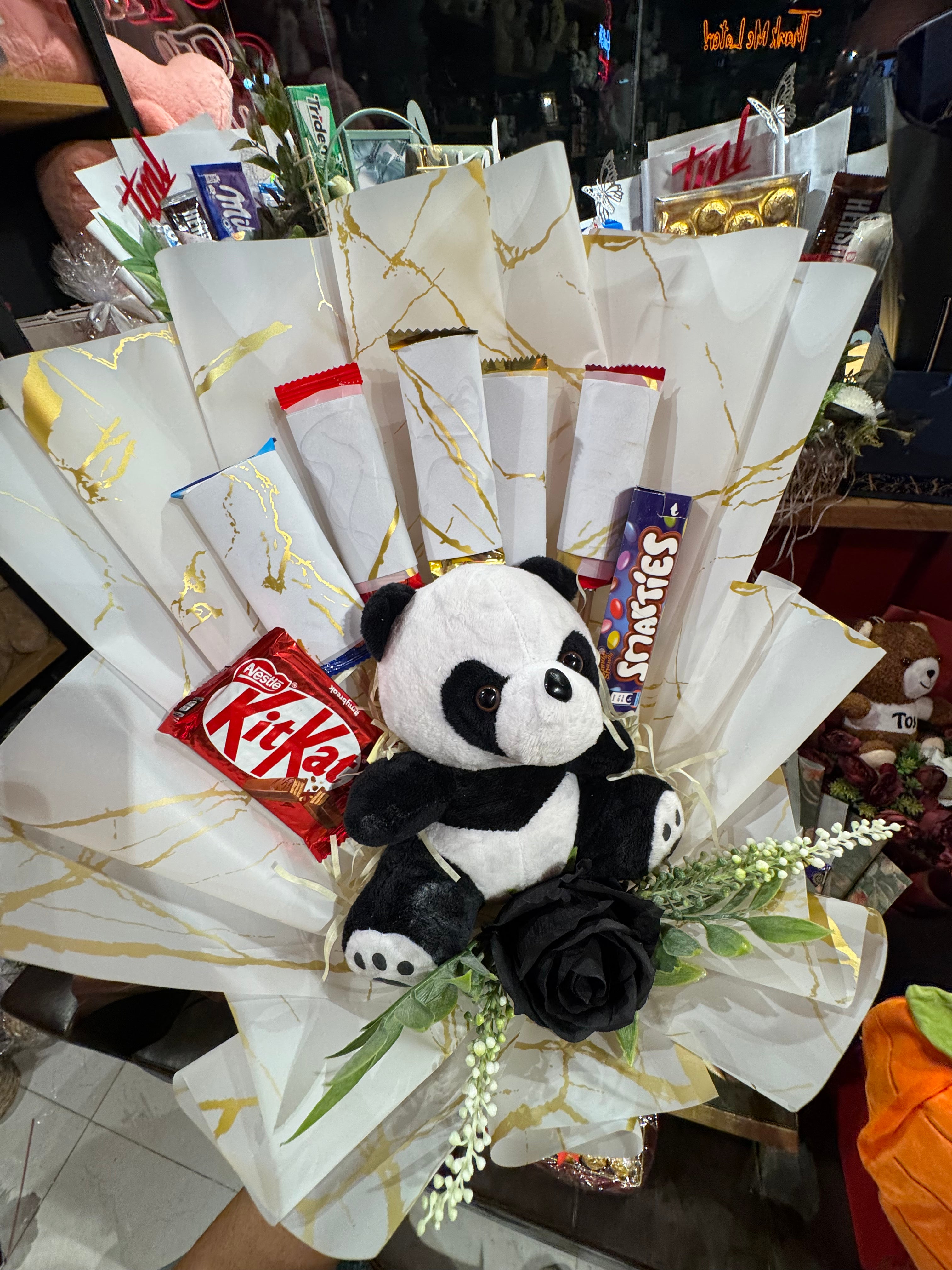 Unique Gift Basket with Panda Theme