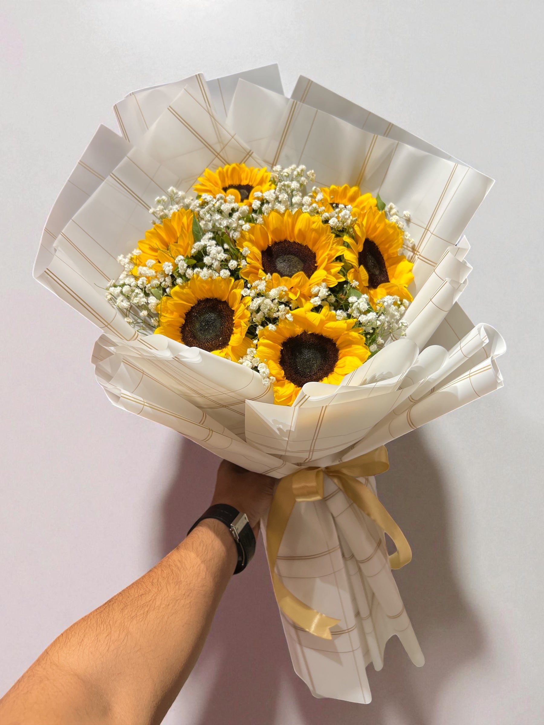 Premium Packaging Bouquet with Sunflower