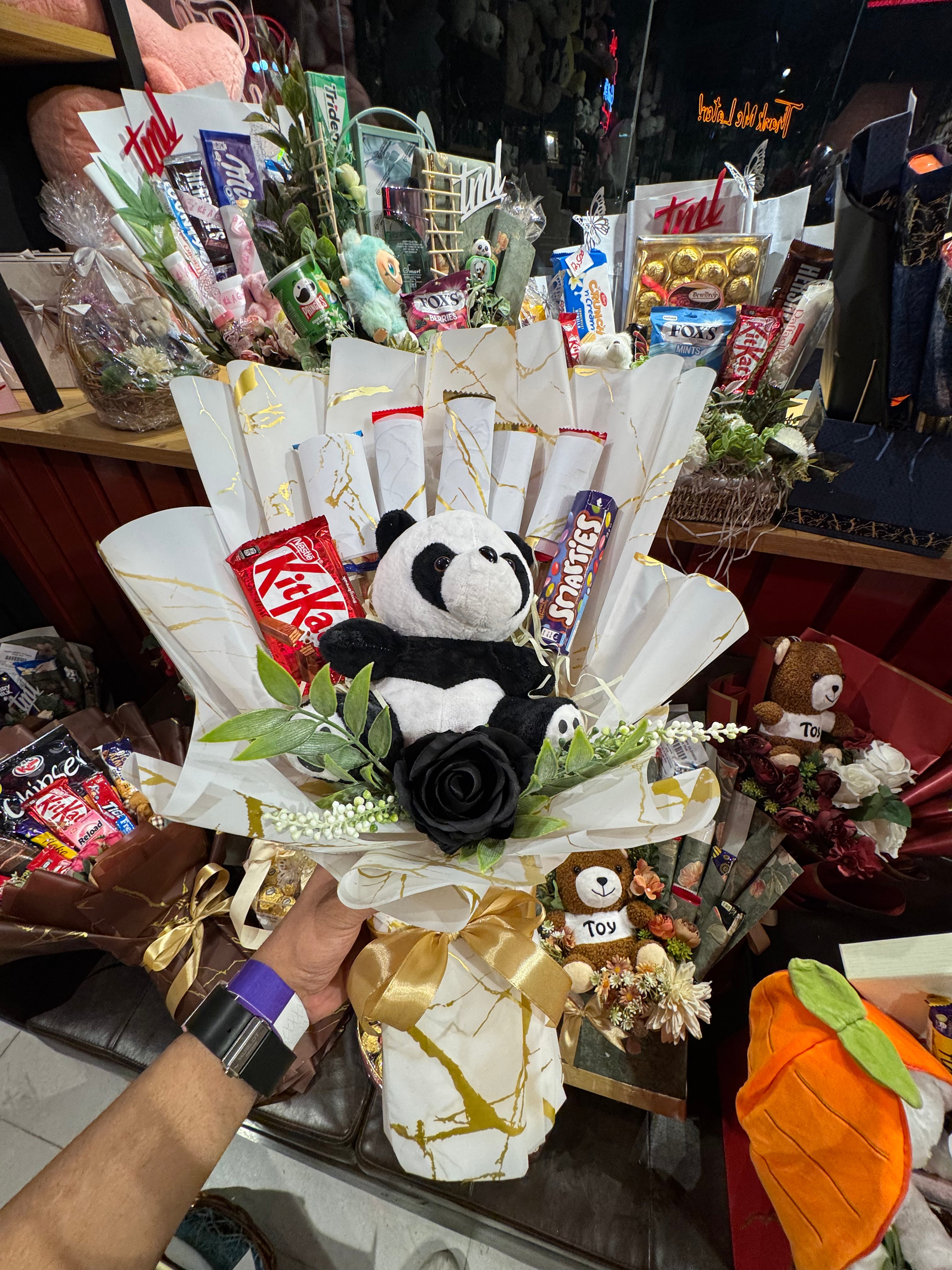 Unique Gift Basket with Panda Theme