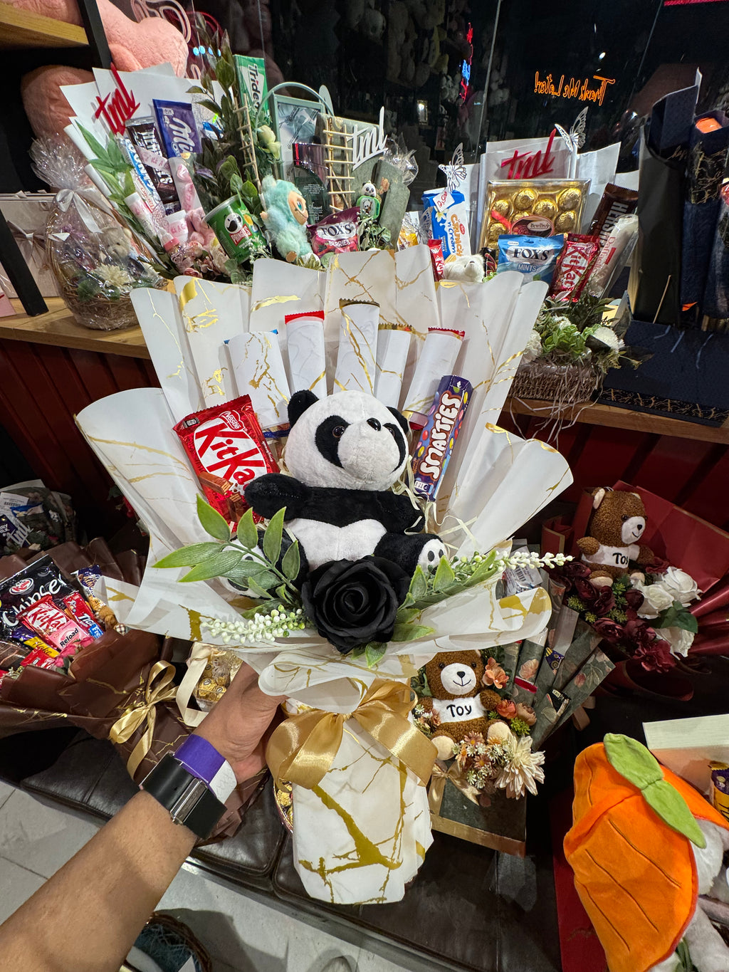 Unique Gift Basket with Panda Theme